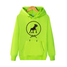 Wholesale Custom Polyester/Cotton Crew Neck Hoodie Drawstring Sweatshirt